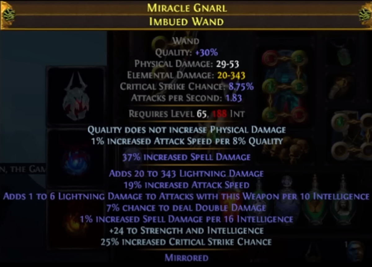 PoE Items 3.18 Sentinel League Top 5 Mirrored Items